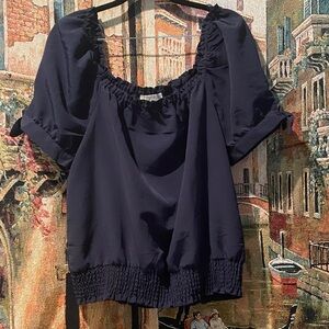 MICHAEL Michael Kors Navy Blouse